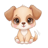 Cute puppy charm