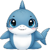 Blue Shark Cuddle Friend