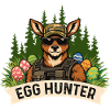 Egg Hunter Osterhase Frühling Eierfärben