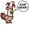 Englische Hühner Karneval Alaaf