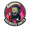 Funny crazy Grim Reaper Weirdos unites