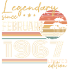 Février 1967 anniversaire 1967 légendes Février