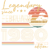 Février 1980 anniversaire 1980 légendes Février