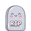 Cute RIP Tombstone Design