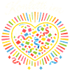 Konfetti im Herzen Karneval Fasching