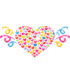 Confetti Heart Birthday Gift Idea