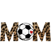 Maillot féminin Leopard Soccer MOM