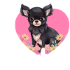 Chihuahua Chihuahueño Heart I Love