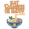 Illustration du bonheur de ramen