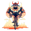 Monstre viking en VTT
