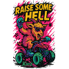 Raise Some Hell Goat with Quad