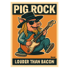 Pig Pig Rock Ham Musique Guitare
