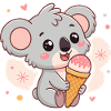 Iced Koala Kawaii Summer