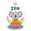 Zen Koala on Lotus