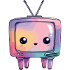 Pastel TV Kawaii Retro