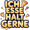 J’aime juste manger de la pizza