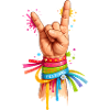 Festival Hand – Love & Music Graffiti