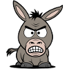 Angry Donkey Cartoon