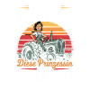 Princesse sur Tractor Rétro