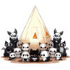 Panda Pyramid Parade