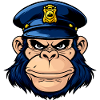 Policeman Monkey