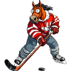 Eishockey Pferd