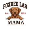 Foxred Lab Mama Est. 2025 – Dog Mama Design