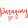 Paraguay Heart Women's Love Paraguay