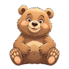 Cuddly Bear Plush Motif