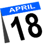 Calendrier du 18e anniversaire d’avril