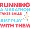 Courir Un marathon demande des ballons