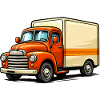 Lkw Lieferwagen Illustration