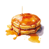 Syrup Pancake Stack