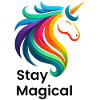 Einhorn Regenbogen – Stay Magical Design