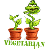Vegetarian Carnivorous Plant Cartoon
