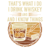 Whiskey, books and bar look