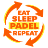 Déclaration d’athlète récurrent Eat Sleep Padel