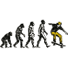 Evolution Skateboarder – Grunge Skate Design