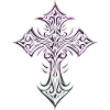 Pastel Filigree Cross