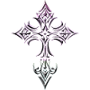 Gradient Gothic Cross