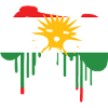 Drapeau de jeu kurde