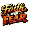Faith About Fear Flame Design