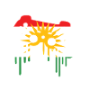 Kurdistan flag gamer
