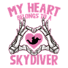 My heart belongs to the skydiver