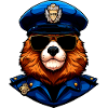 Marmots Police / Policewoman Groundhog