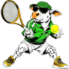 Cows Tennis / Tennis Player Cow