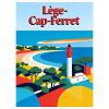 Lège Cap-Ferret Phare rétro