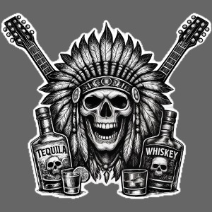 BNB Girls' Night Out Skull (white text)