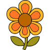 70s flower pattern retro flowerpower