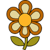 70s flower pattern retro flowerpower